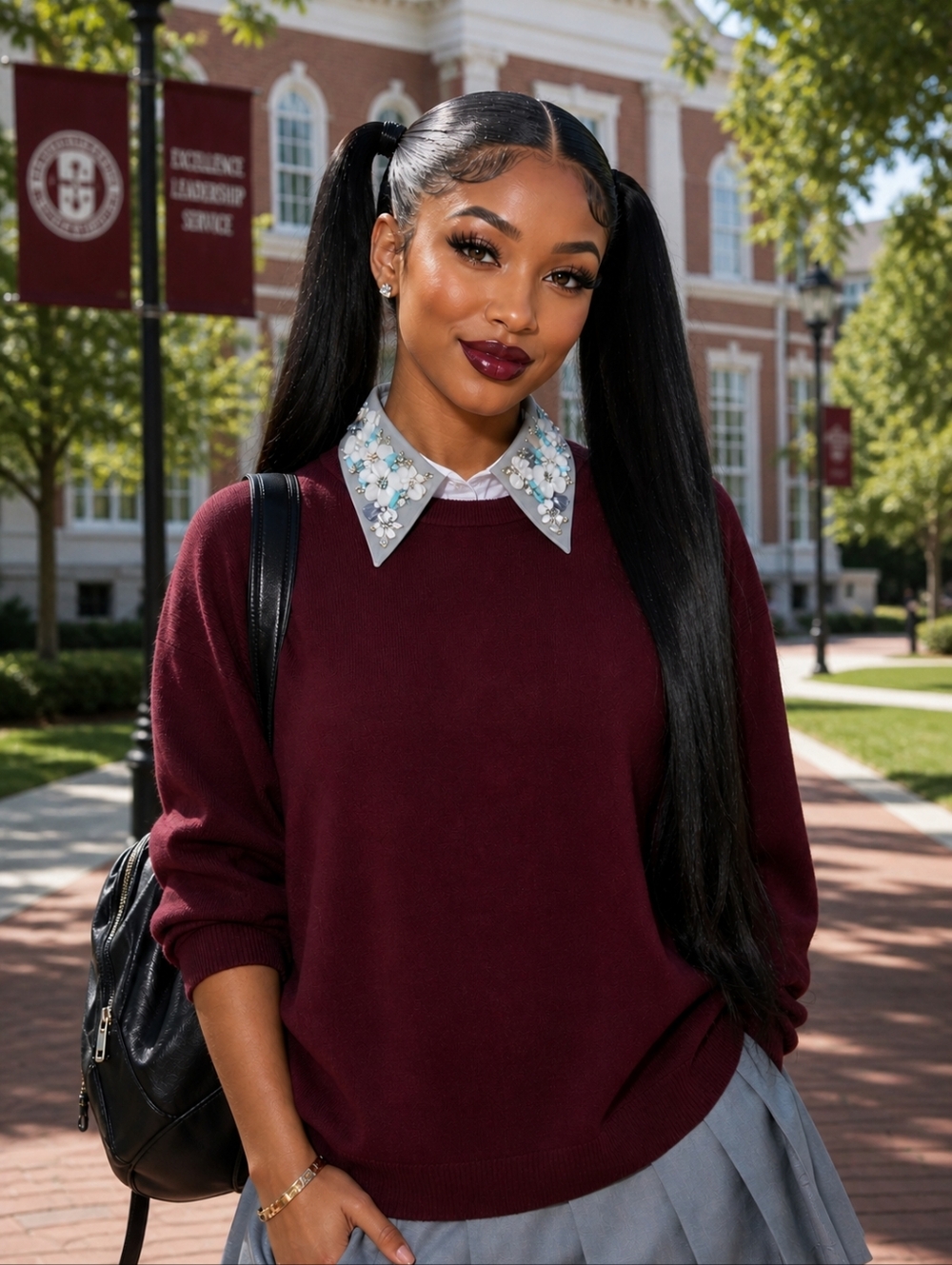 💋COLLAR: EMBELLISHED and DETACHABLE!!!